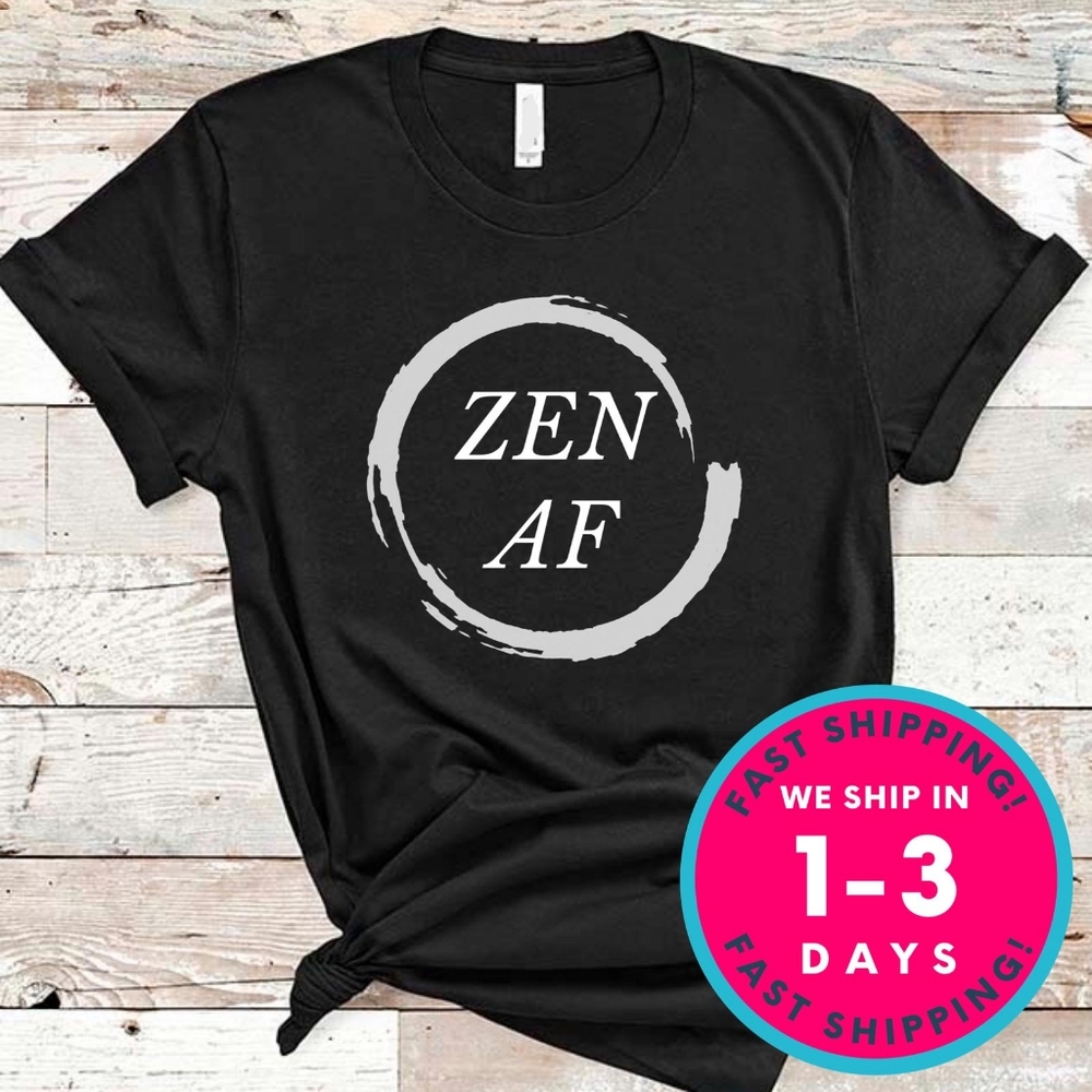 Gildan - Zen AF T shirt Meditation gify